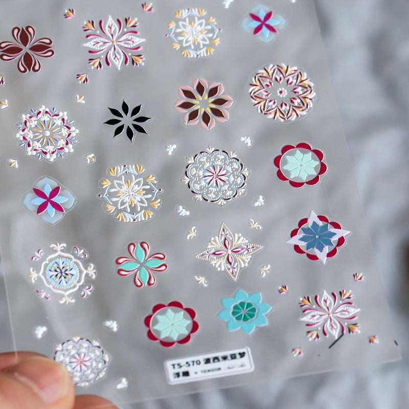 Boho Nail Art Stickers