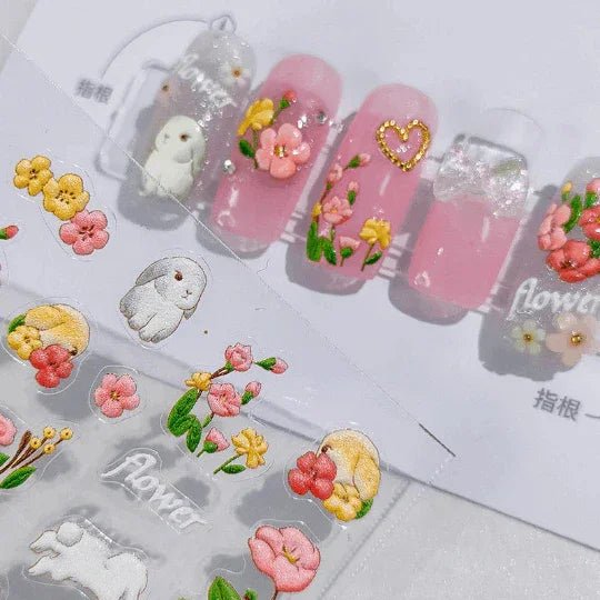 Floral Nail Stickers