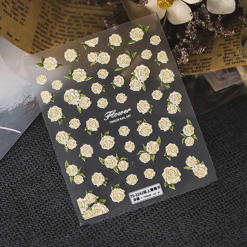 Flower Nail Stickers