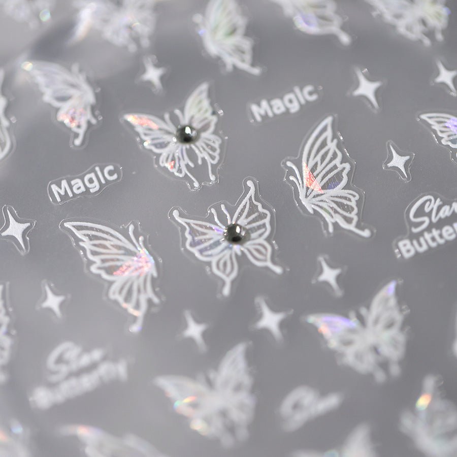 3D Butterfly Nail Stickers