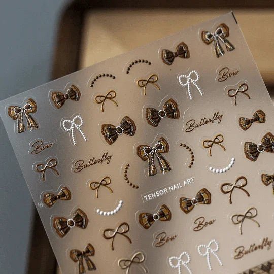 Ribbon Nail Decals