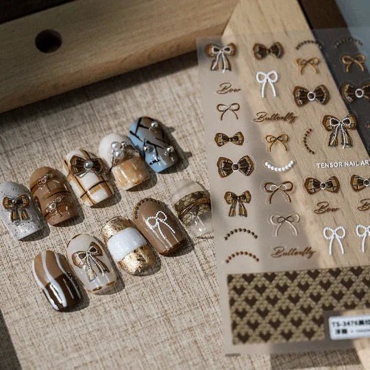 Cute Bow Nail Stickers