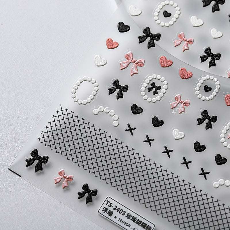 Heart Nail Art Stickers
