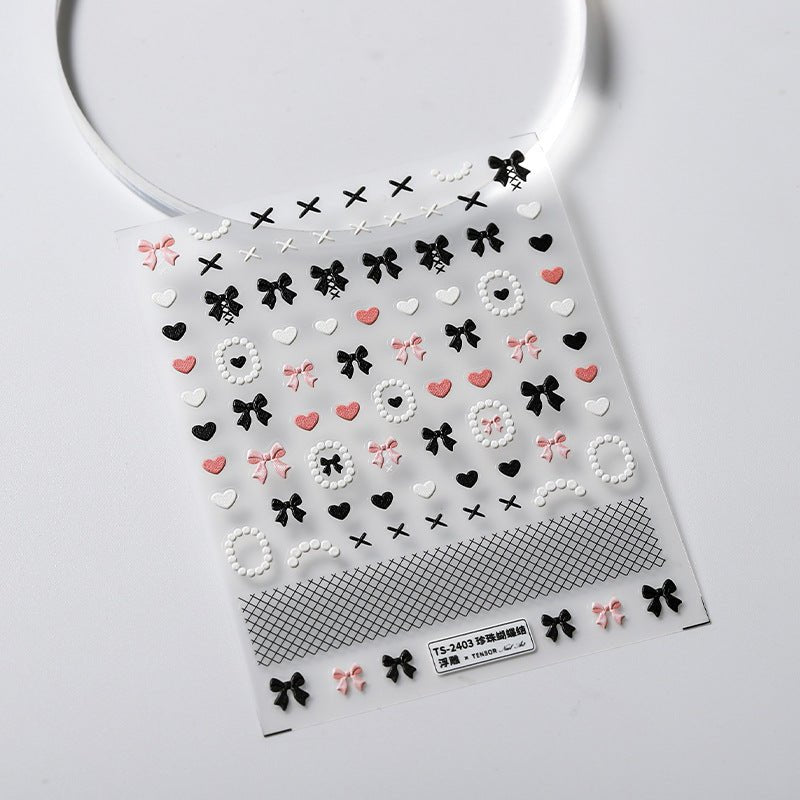 Heart Nail Art Stickers