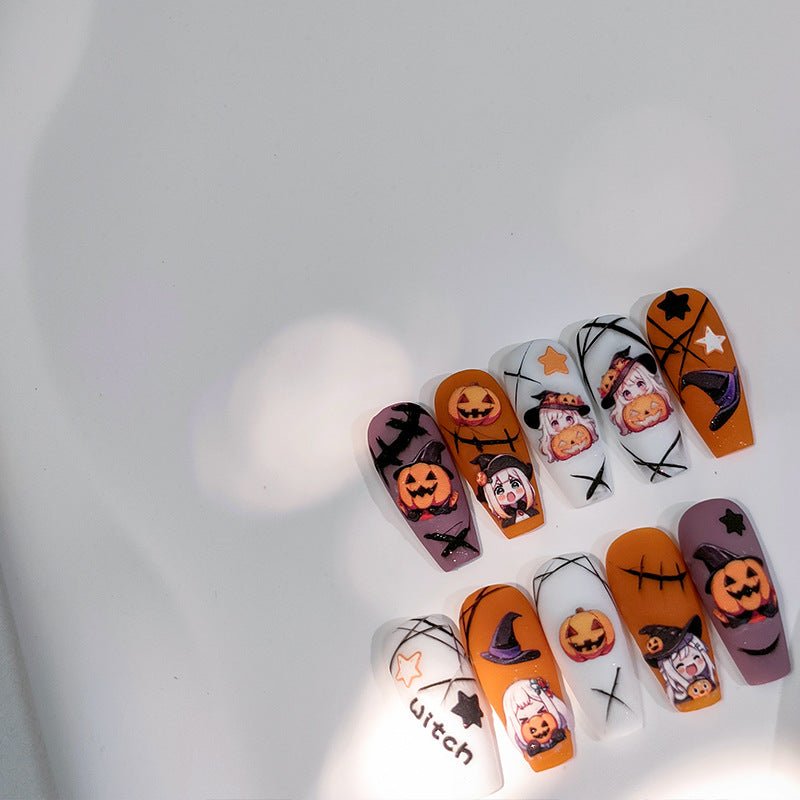 5D Halloween Witch Nail Art Stickers (356) - TensorNailArt
