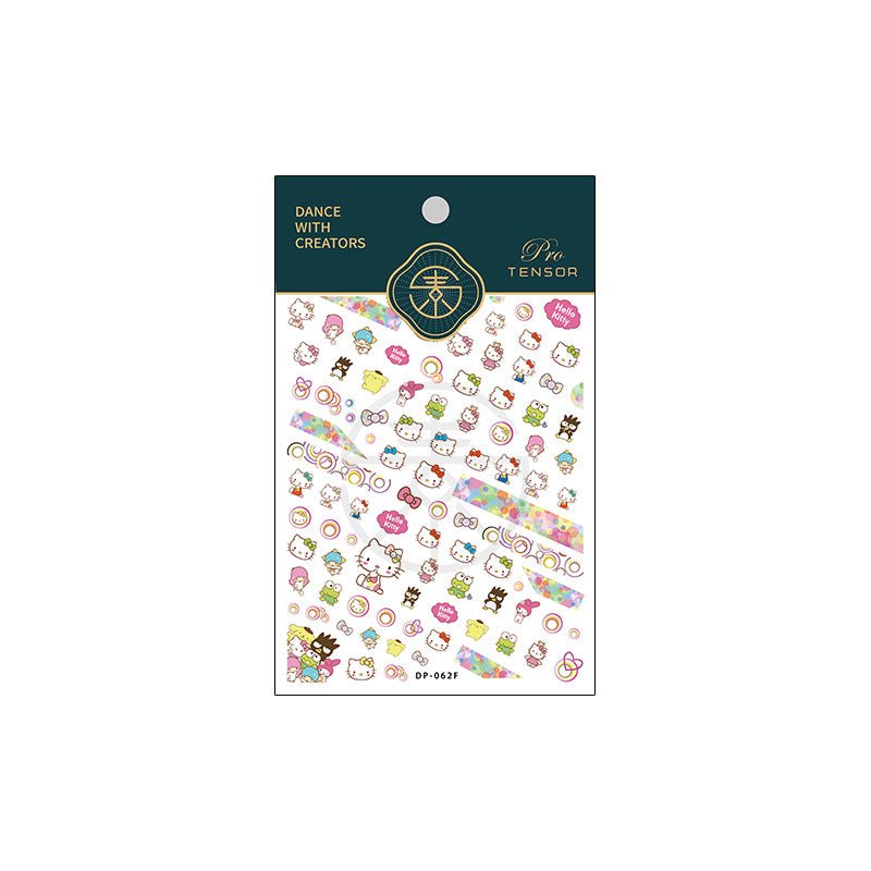 5D Kitty Nail Art Stickers, Cartoon Nail Sticker Decals(404) - TensorNailArt