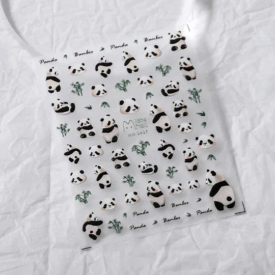 Animals Cartoon Nails Art Stickers