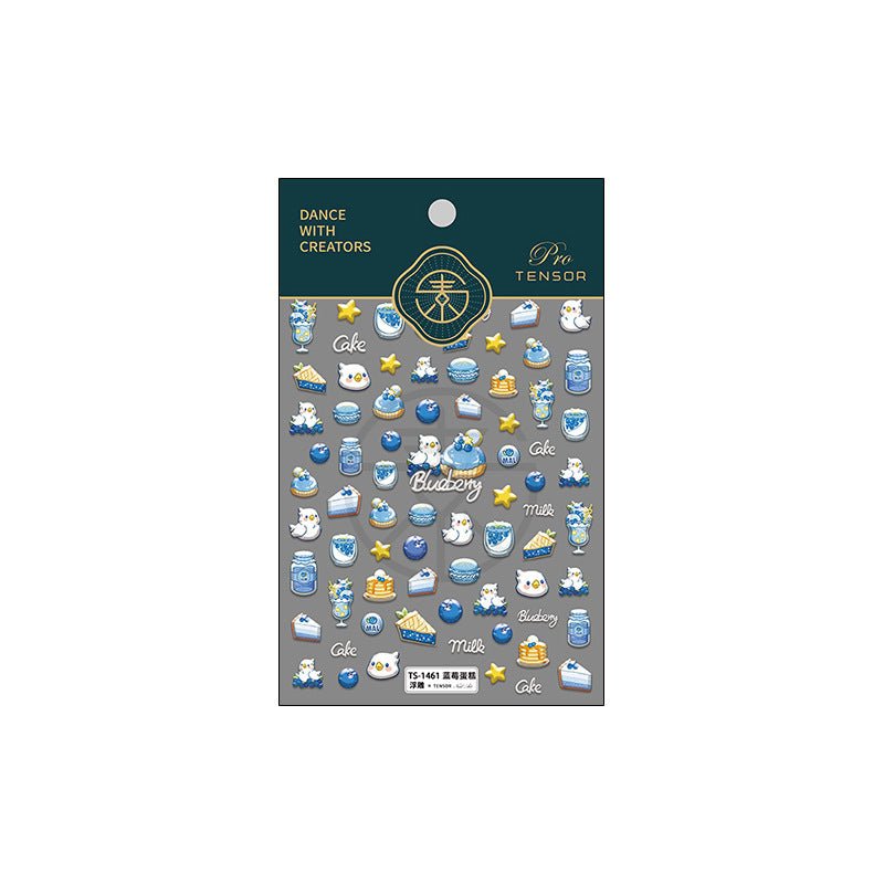 5D Blueberry Nail Decals