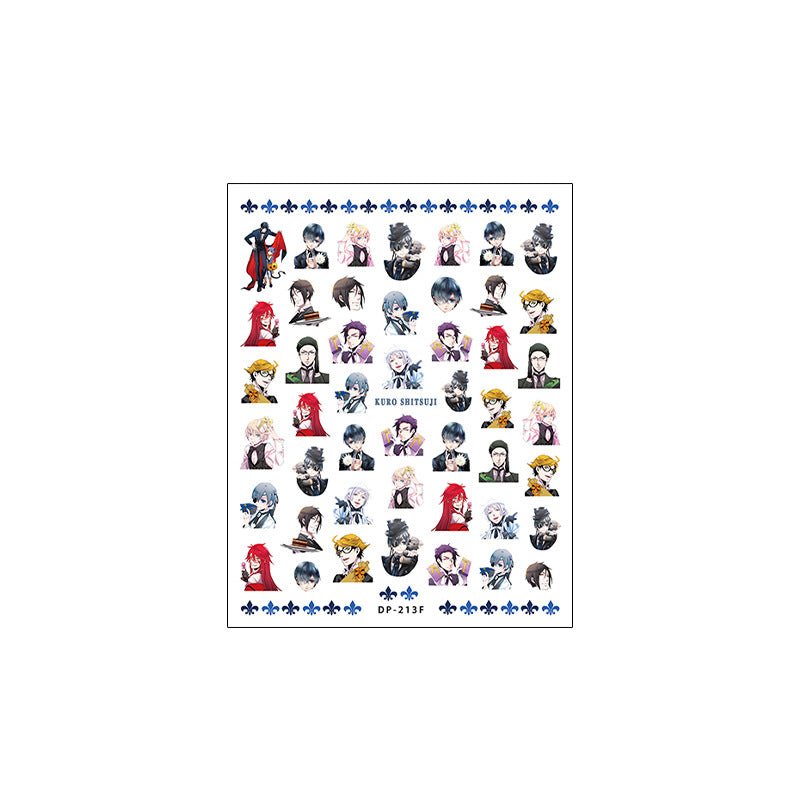 Cartoon Art Nail Stickers