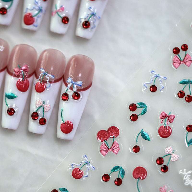 5D Fruits Nail Stickers