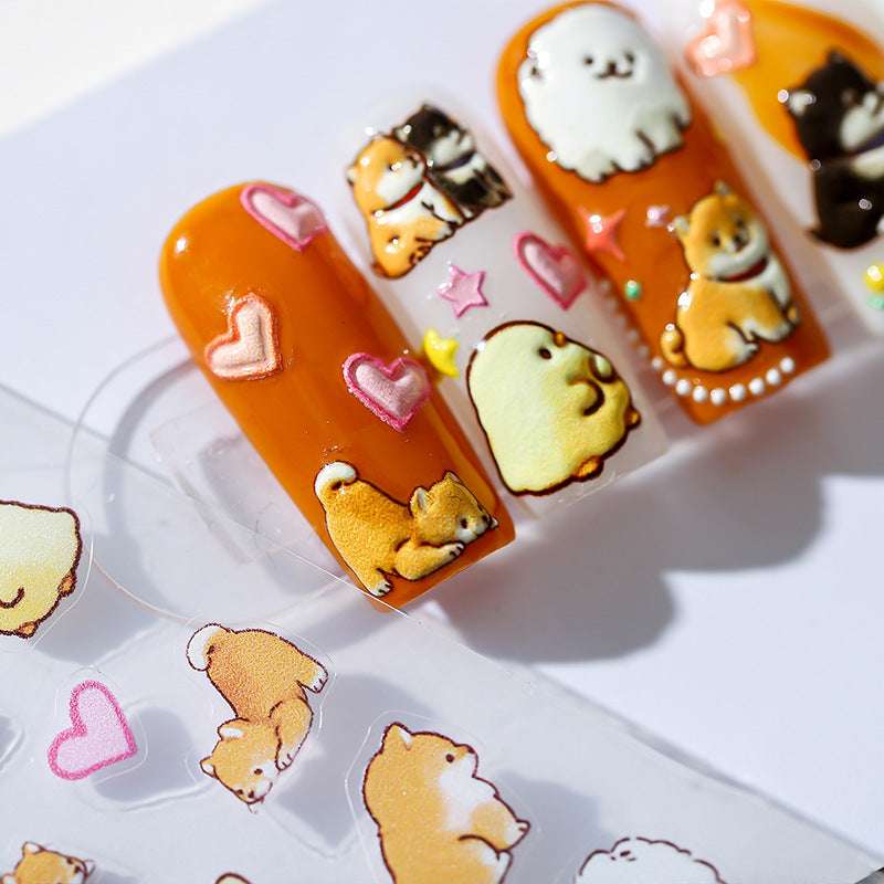 Puppy Nail Stickers