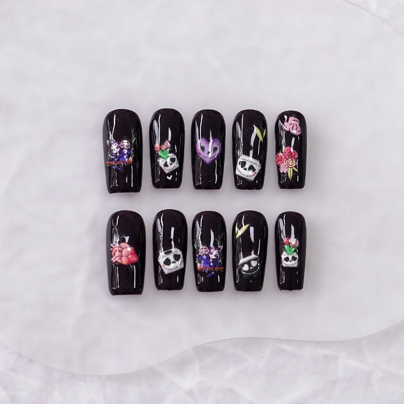 Edgy manicure decorations