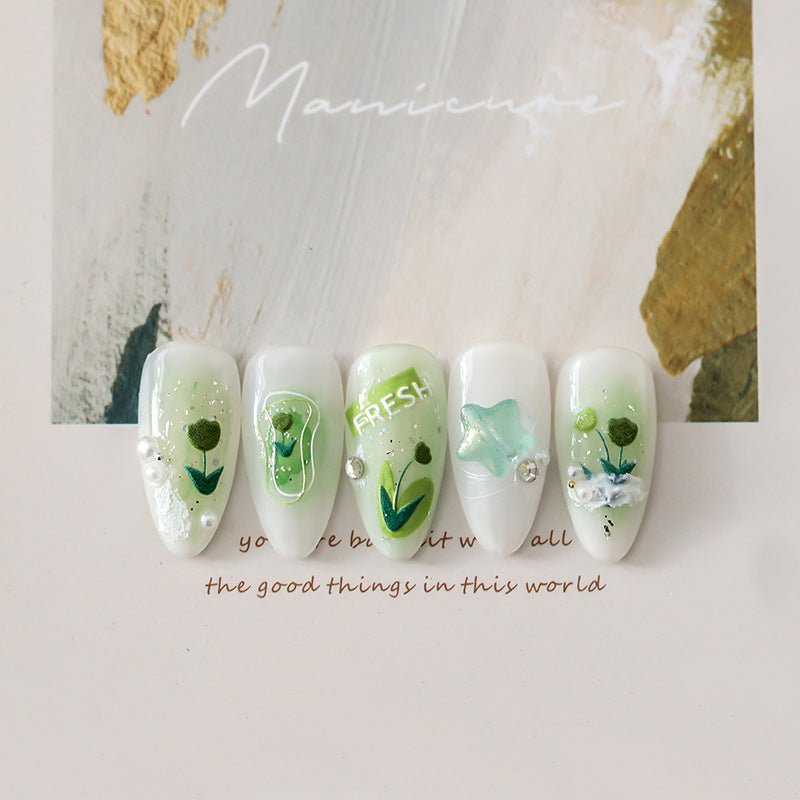 Elegant Tulip Nail Stickers