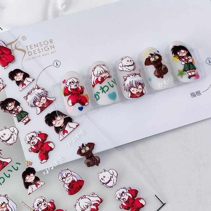 5D Cartoon Nail Stickers