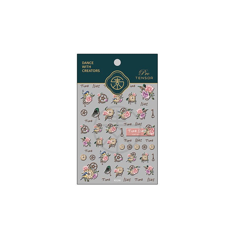 Bird nail stickers