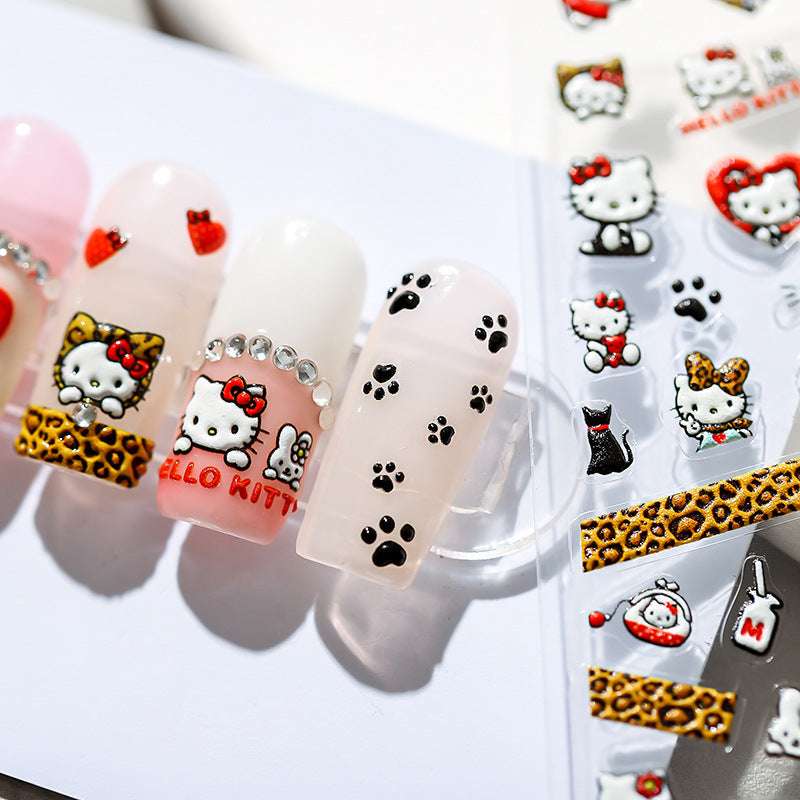 Leopard Print Nail Stickers
