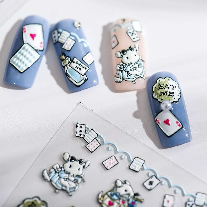 Tea party nail art designs