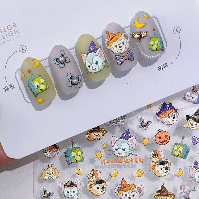 Pumpkin Nail Stickers