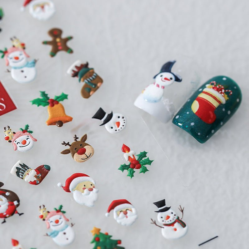 Snowman Nail Stickers