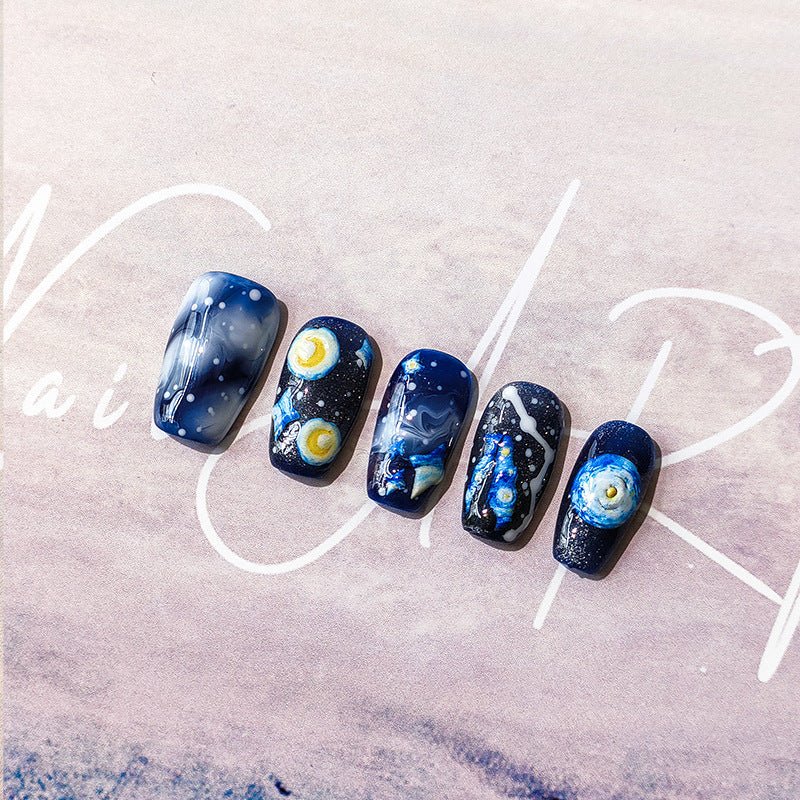 Starry Night Nail Art Stickers (349) - TensorNailArt