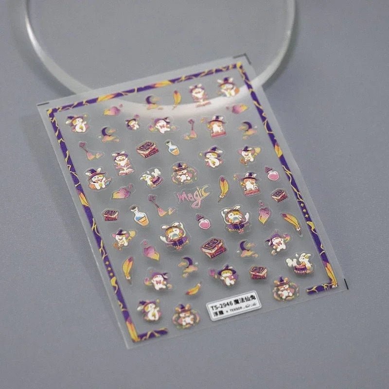 cartoon nail stickers
