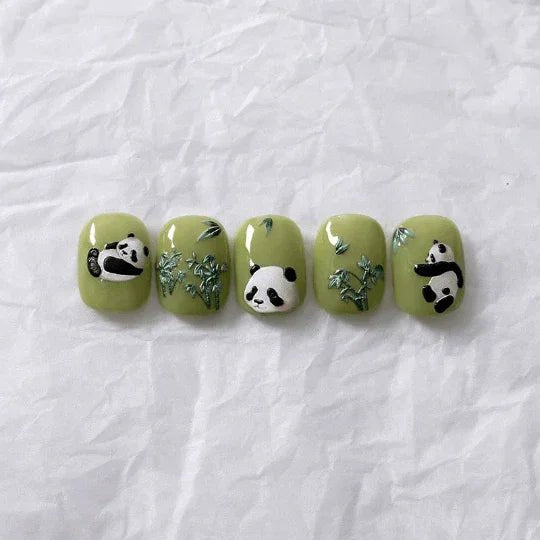 panda nail art stickers