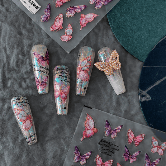 Butterfly Nail Art Stickers
