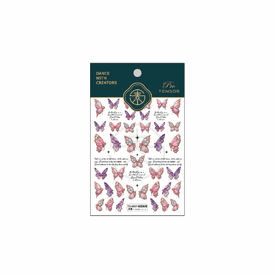 5D Butterfly Nail Stickers