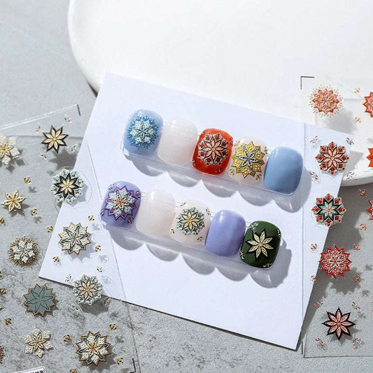 Colorful Bohemian Nail Stickers
