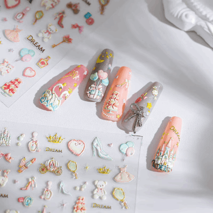 Crown Nail Stickers