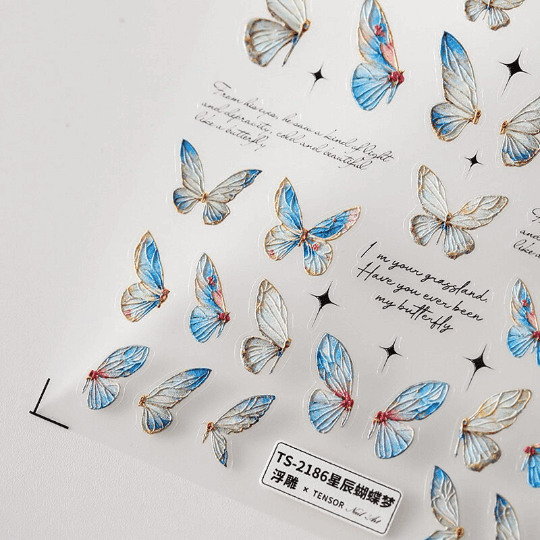nail art butterfly stickers