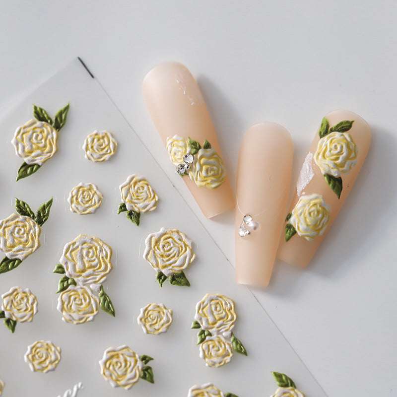 Floral Nail Decals