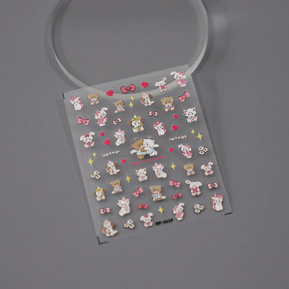 Cat Nail Art Stickers