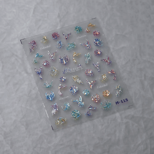 Holographic Nail Art Decals