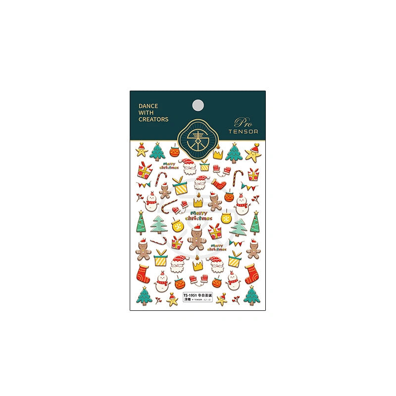 Christmas Cookie Nail Art – Festive Holiday Designs (377)