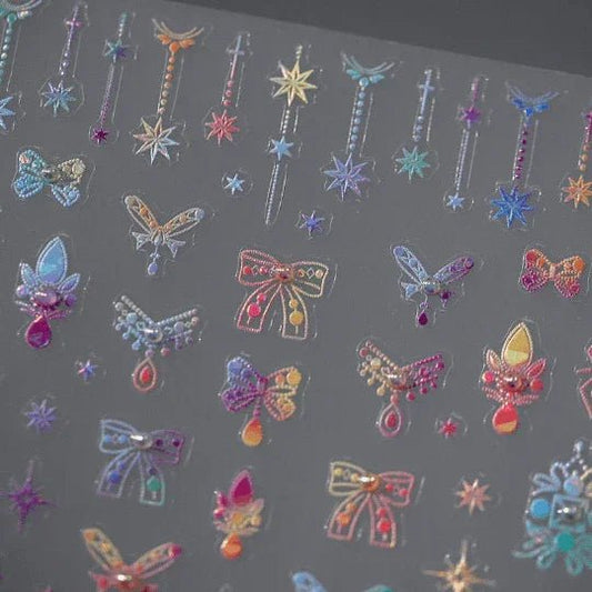 Cute Bow Nail Stickers