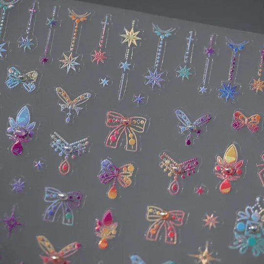 Cute Bow Nail Stickers