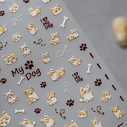 Cute Dog Nail Stickers