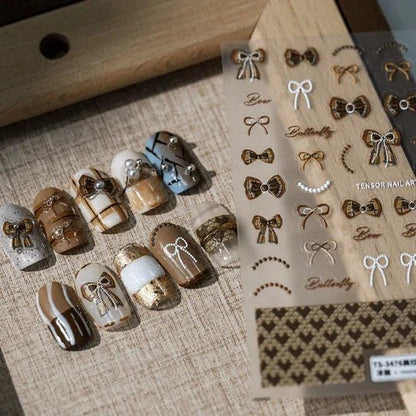 Cute Bow Nail Stickers