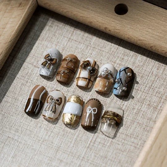 3D Bow Nail Stickers