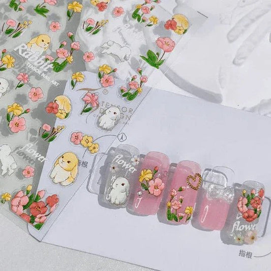 Bunny Nail Decals