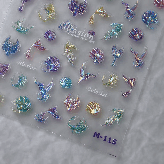 Mermaid Nail Stickers