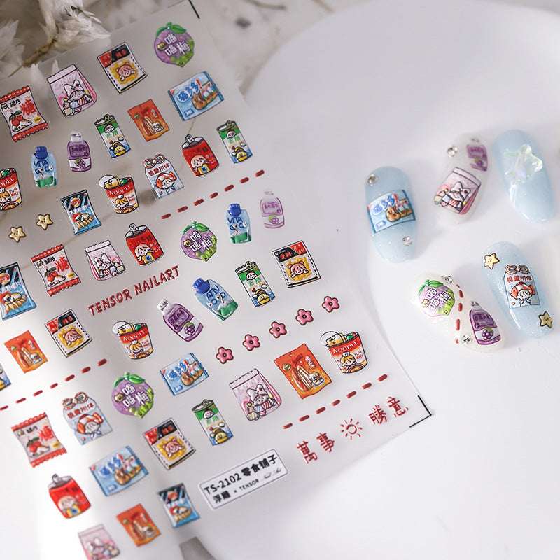 Snack Nail Stickers