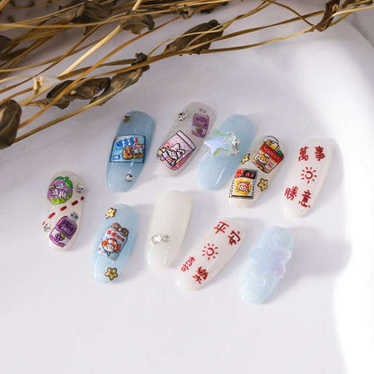 Drink & Snack Nail Art