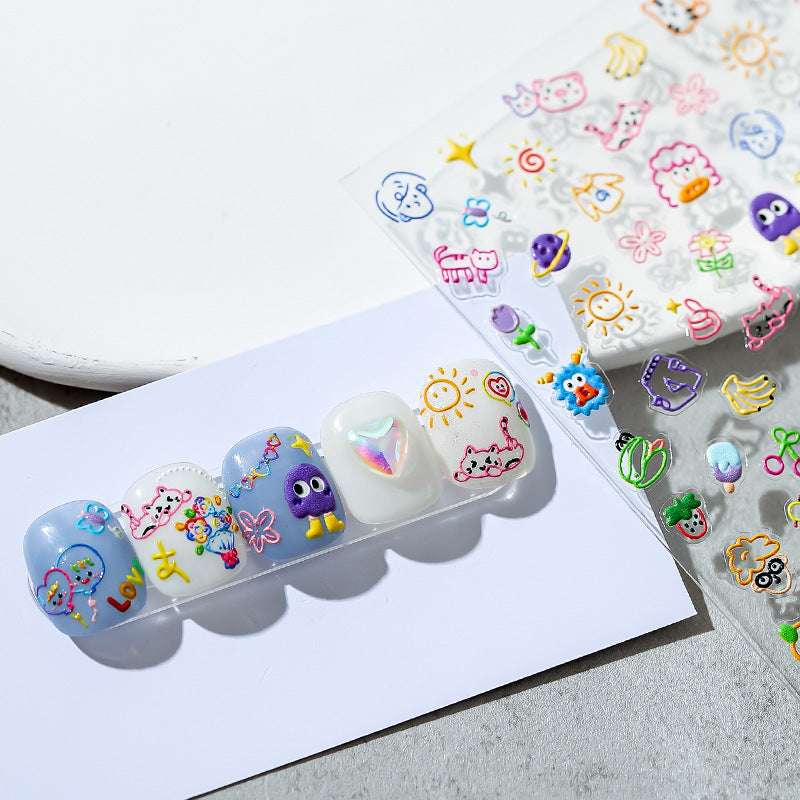 Cartoon Nail Stickers