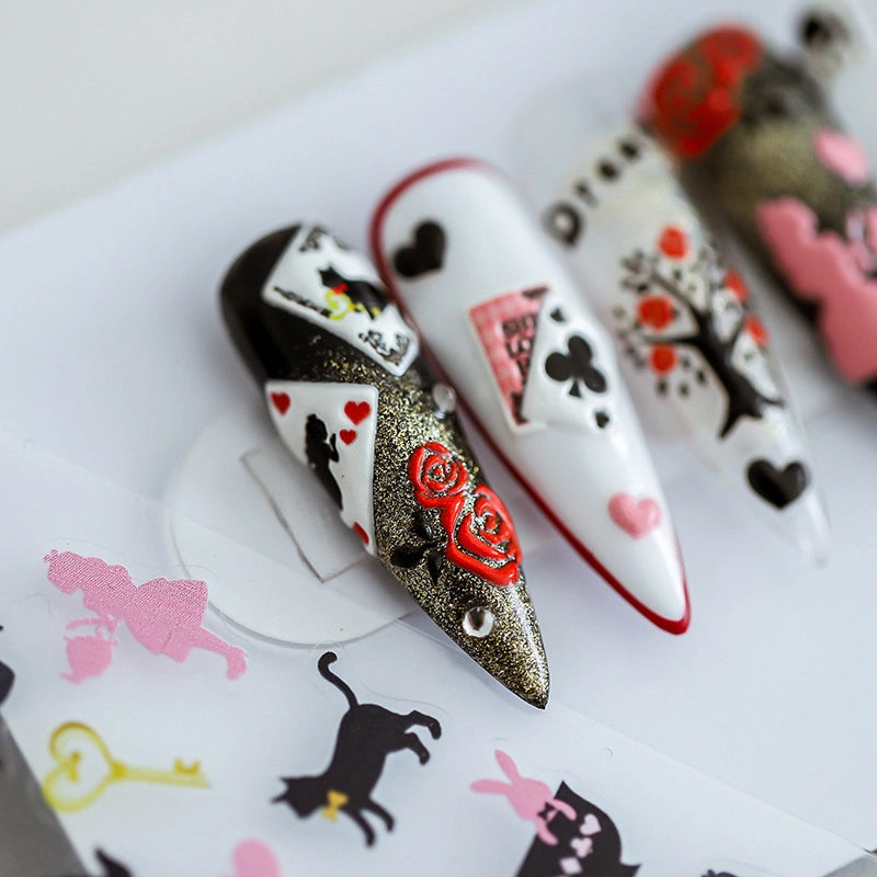 5D Rabbit Nail Stickers