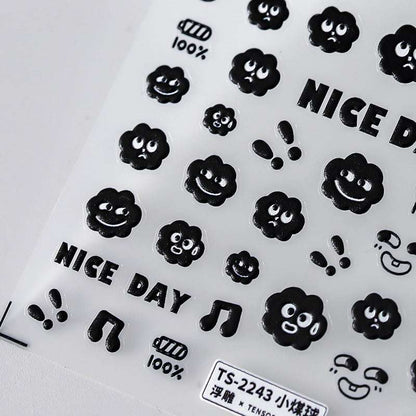 Cute Expression Nail Decals