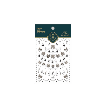 Black Star Nail Decals