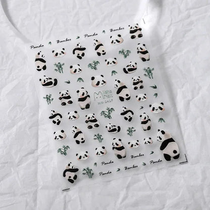 Animals Cartoon Nails Art Stickers 