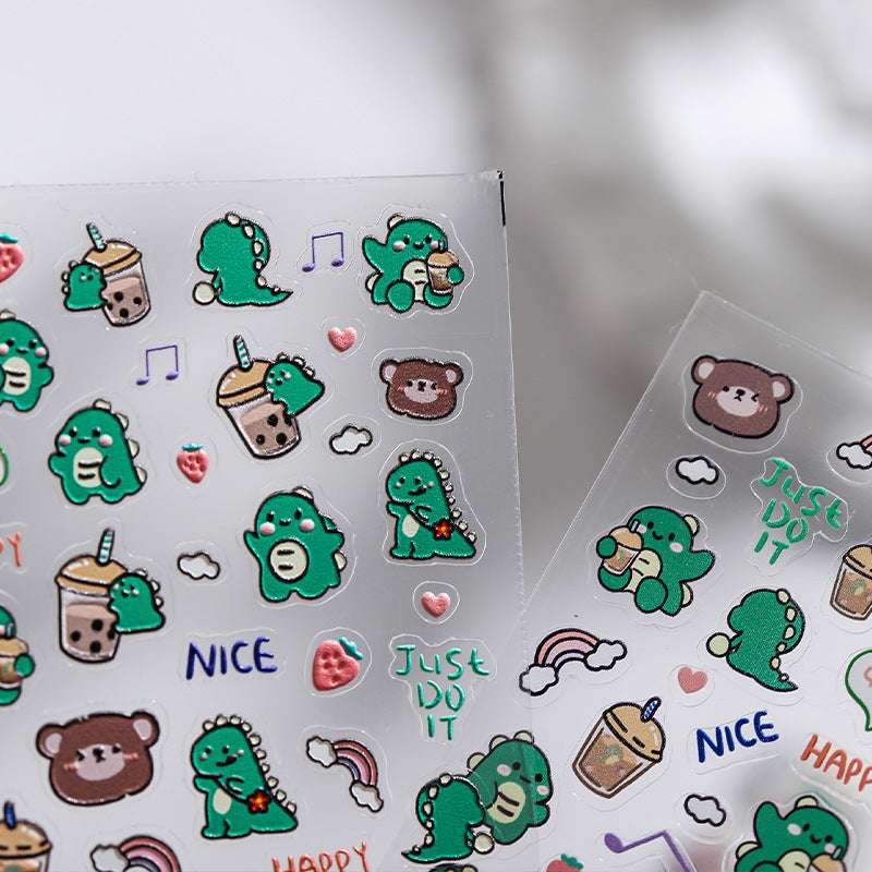 Bear Nail Art Stickers
